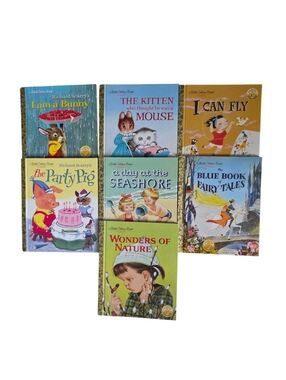 Set of 7 A Little Golden Book